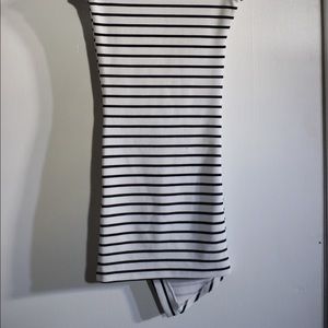 UK2LA Dresses - UK2LA B/W Striped Dress UK2LA Dresses - UK2LA B/W Striped Dress